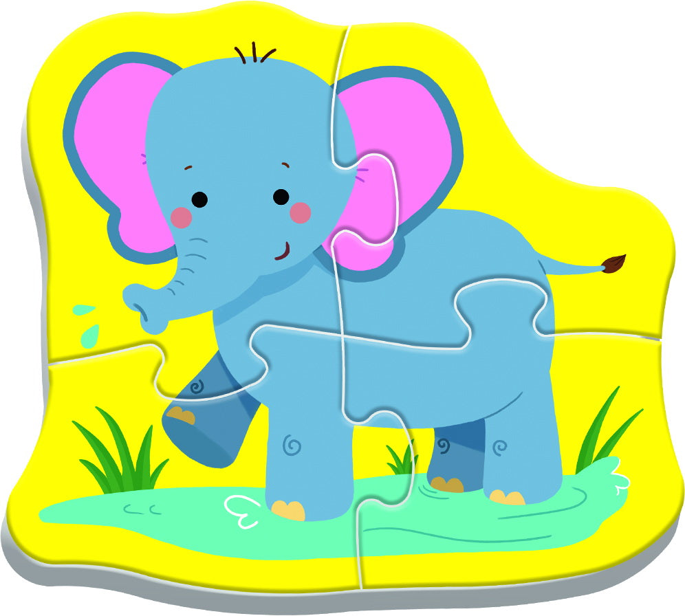 PUZZLE TREFL BABY CLASIC ANIMALE SAFARI 8 PIESE