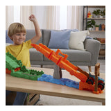 HOT WHEELS MONSTER TRUCK SET DE JOACA PROVOCAREA CROCODILULUI CU MASINUTA MEGA WREX