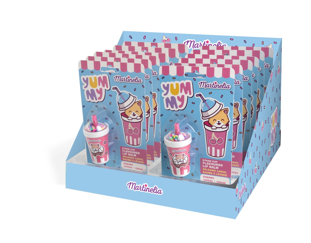 MARTINELIA YUMMY BALSAM DE BUZE IN FORMA DE PAHAR CU PAI