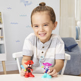 SPIDEY SI PRIETENII LUI UIMITORI MARVEL WATER WEBS SET 2 FIGURINE GHOST SPIDER SI PIRATE SPIN CU ACCESORII