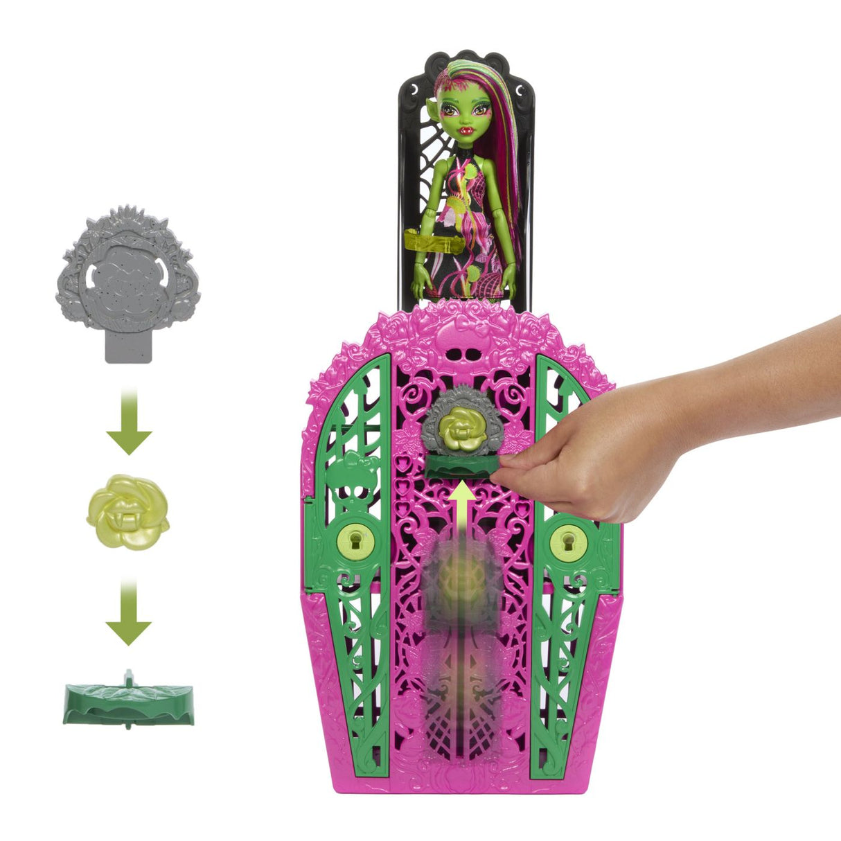 MONSTER HIGH GRADINA DE LA MIEZUL NOPTII PAPUSA VENUS MCFLYTRAP