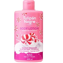Lotion pentru corp Tulipán Negro Cremă de Căpșuni 400 ml - Hidratare intensă