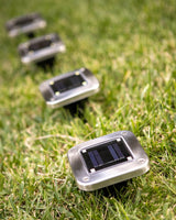 Соларна лампа 8 LEDs квадратна многоцветна | Elumina
