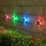 Соларна лампа 8 LEDs квадратна многоцветна | Elumina