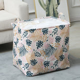 Кош за съхранение на пране, Сгъваем кош за дрехи за съхранение на играчки, Дрехи, Кош за мръсни дрехи с връзки, Бял