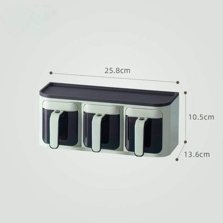 Organizator condimente montaj perete bucatarie | WallSpice - vivimall.ro