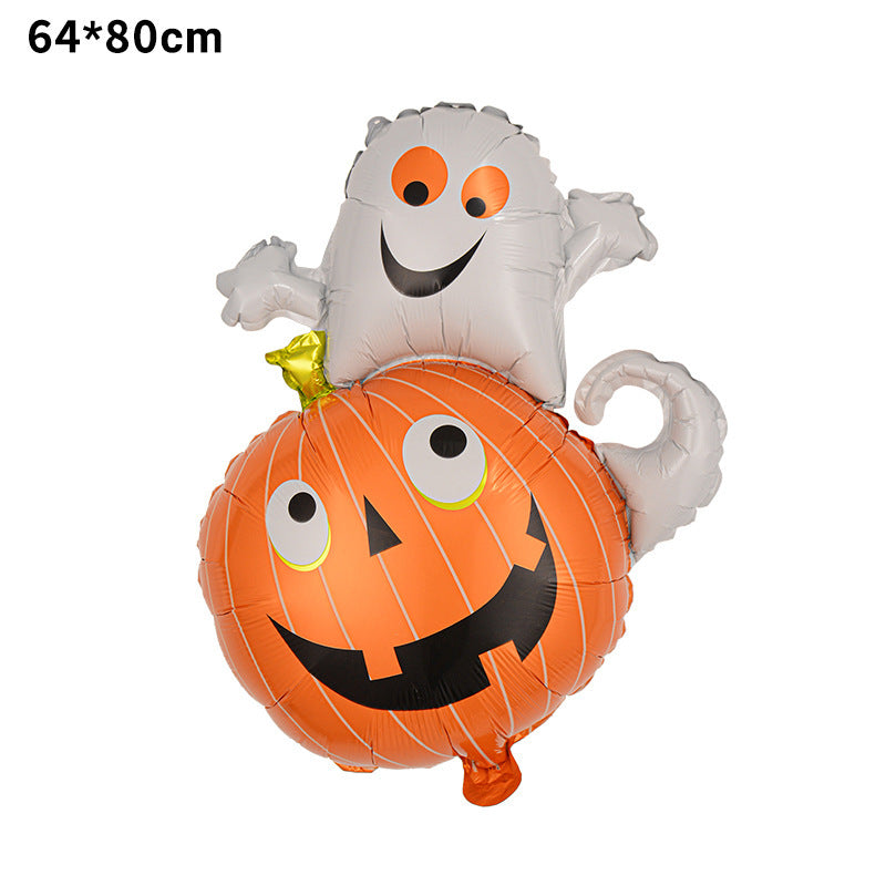 Комплект от 5 балона с тиквени призраци | HalloweenVibes