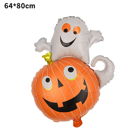 Комплект от 5 балона с тиквени призраци | HalloweenVibes