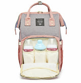 Раница за майки, сиво-розова | MommyBag 4
