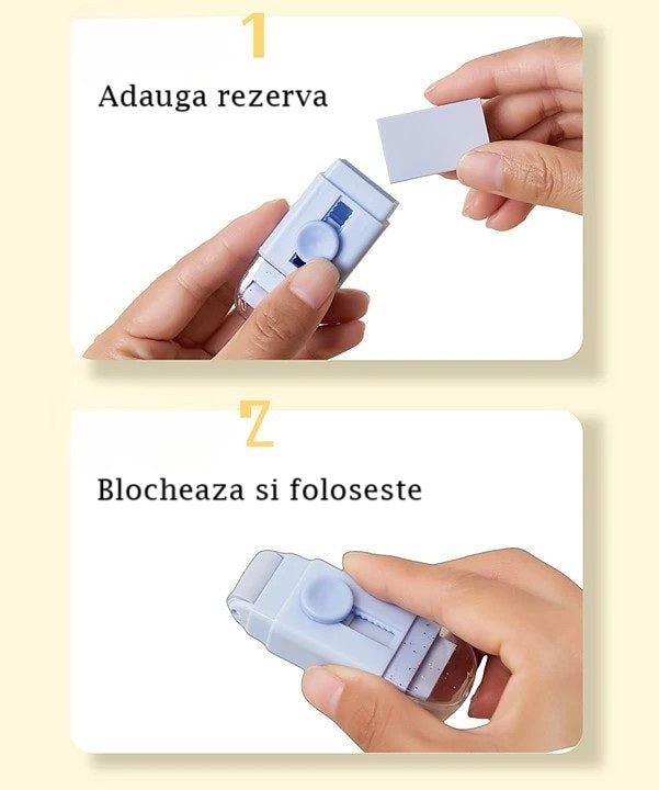 Radiera Reglare Pull-Push | PawErase - vivimall.ro