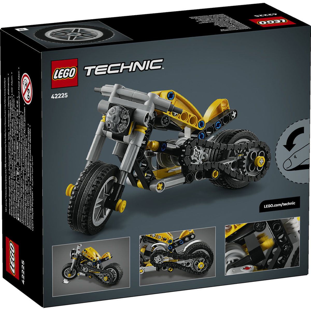 LEGO TECHNIC MOTOCICLETA GALBENA 42225