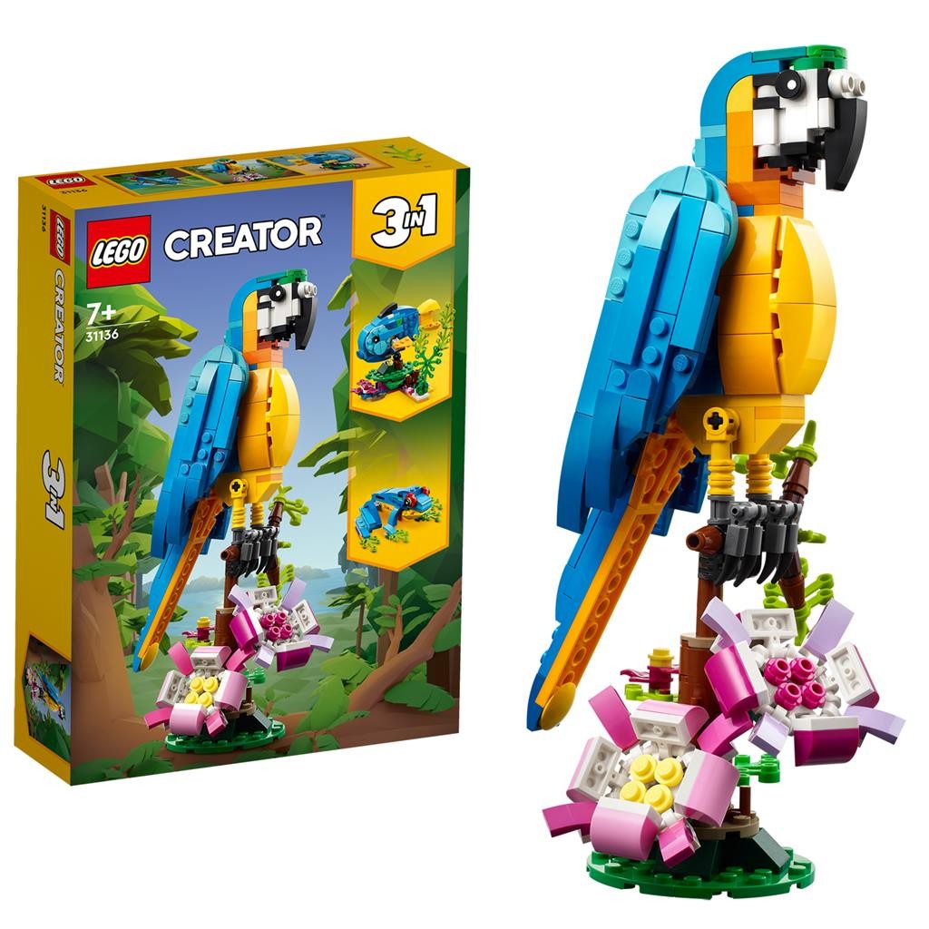 LEGO CREATOR PAPAGAL EXOTIC 31136