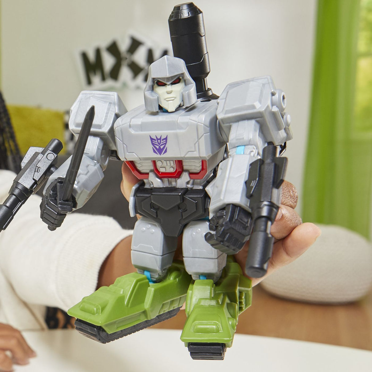 TRANSFORMERS MIX MASHERS SET FIGURINA MEGATRON 12CM SI ACCESORII