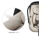 SCOICA AUTO KINDERKRAFT I-LITE CU BAZA ENDURA SAFE FX BEIGE