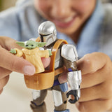 STAR WARS MIX MASHERS DELUXE SET FIGURINA MANDALORIAN AND GROGU 12CM SI ACCESORII