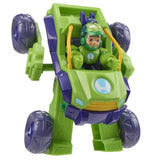 MARVEL IRON MAN SI PRIETENII SAI UIMITORI SET VEHICUL 2 IN 1 SI FIGURINA IRON HULK
