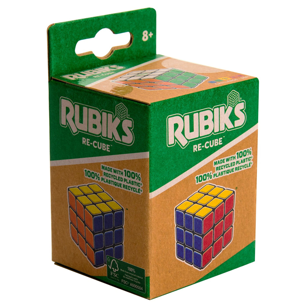 RUBIK CUB RUBIK 3X3 DIN PLASTIC RECICLAT