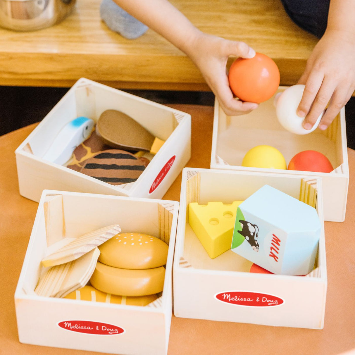 MELISSA SI DOUG SET DE JOACA DIN LEMN PRODUSE ALIMENTARE