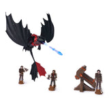 CUM SA ITI DRESEZI DRAGONUL INCERCAREA FLACARII SET DE JOACA BATALII ARZATOARE TUNUL APRINS DRAGONUL TOOTHLESS