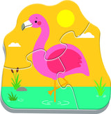 PUZZLE TREFL BABY CLASIC ANIMALE SAFARI 8 PIESE