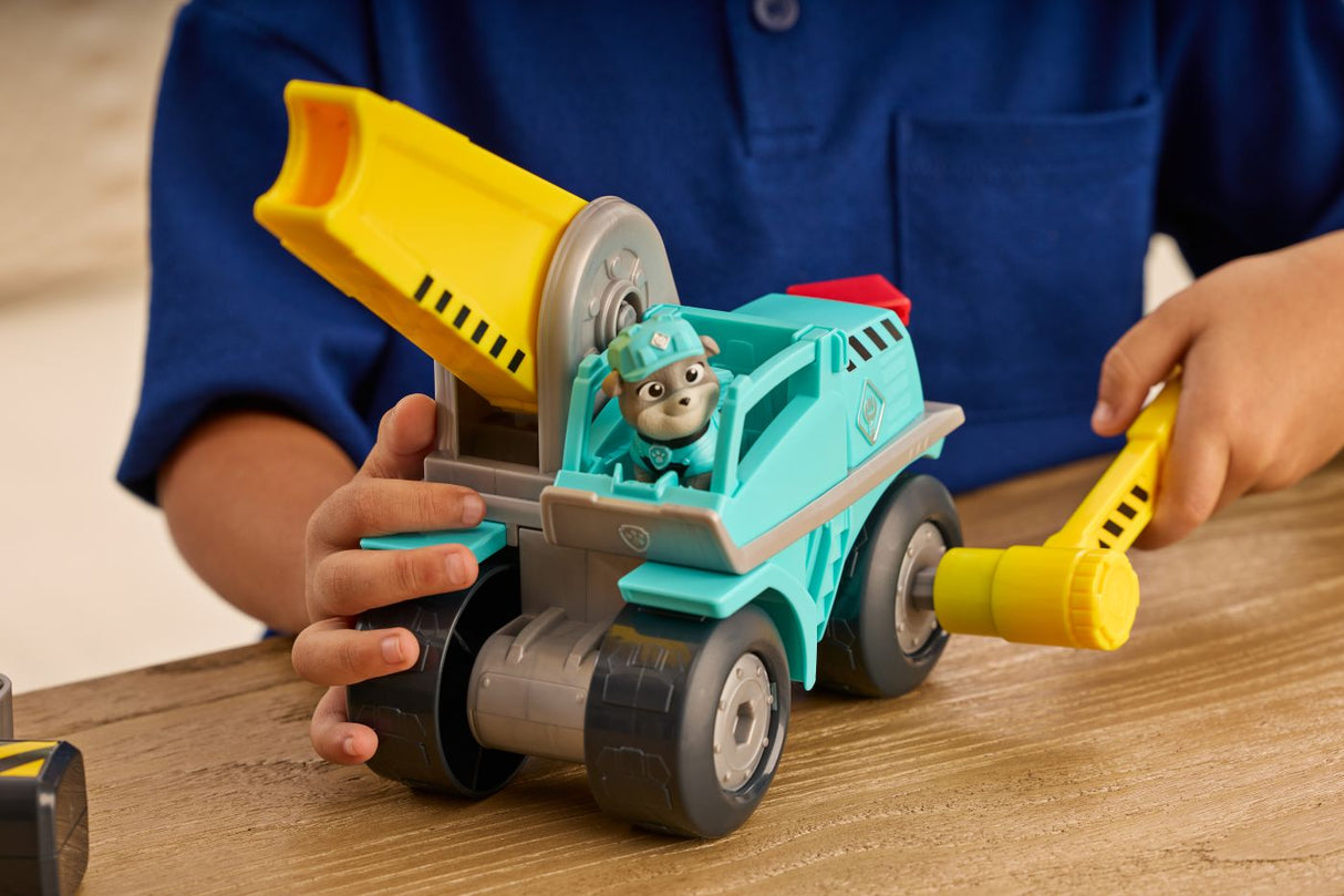 PATRULA CATELUSILOR RUBBLE SI ECHIPA VEHICUL MEGA HAMMER