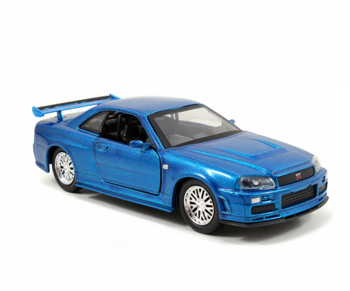 SET MASINUTE METALICE FAST & FURIOUS BRIAN'S NISSAN SKYLINE GT-R(BNR34) SCARA 1 LA 32