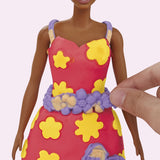 PLAY DOH BARBIE SET CREATII VESTIMENTARE FLORALE