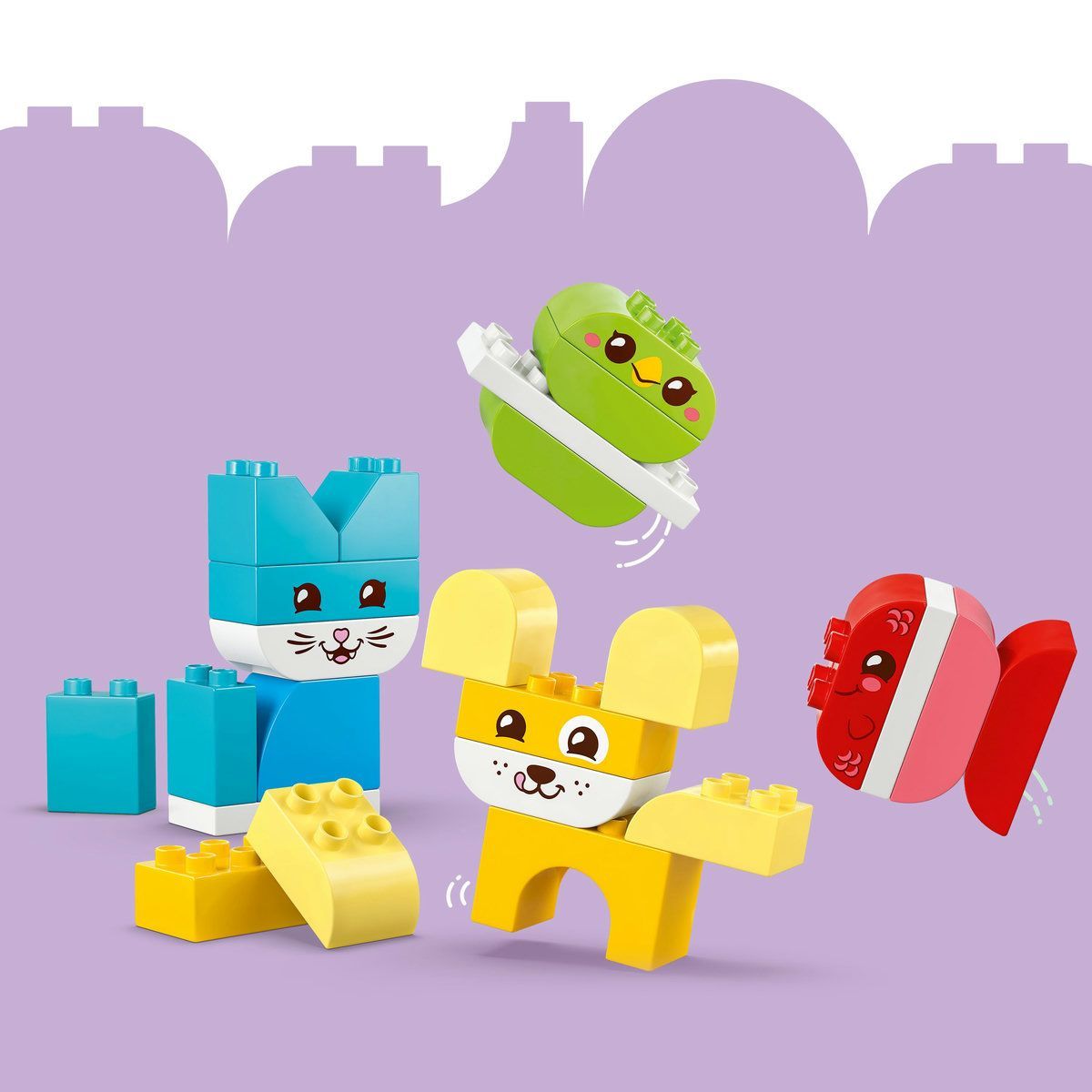 LEGO DUPLO ANIMALUTE DE COMPANIE CREATIVE 3 IN 1 10477