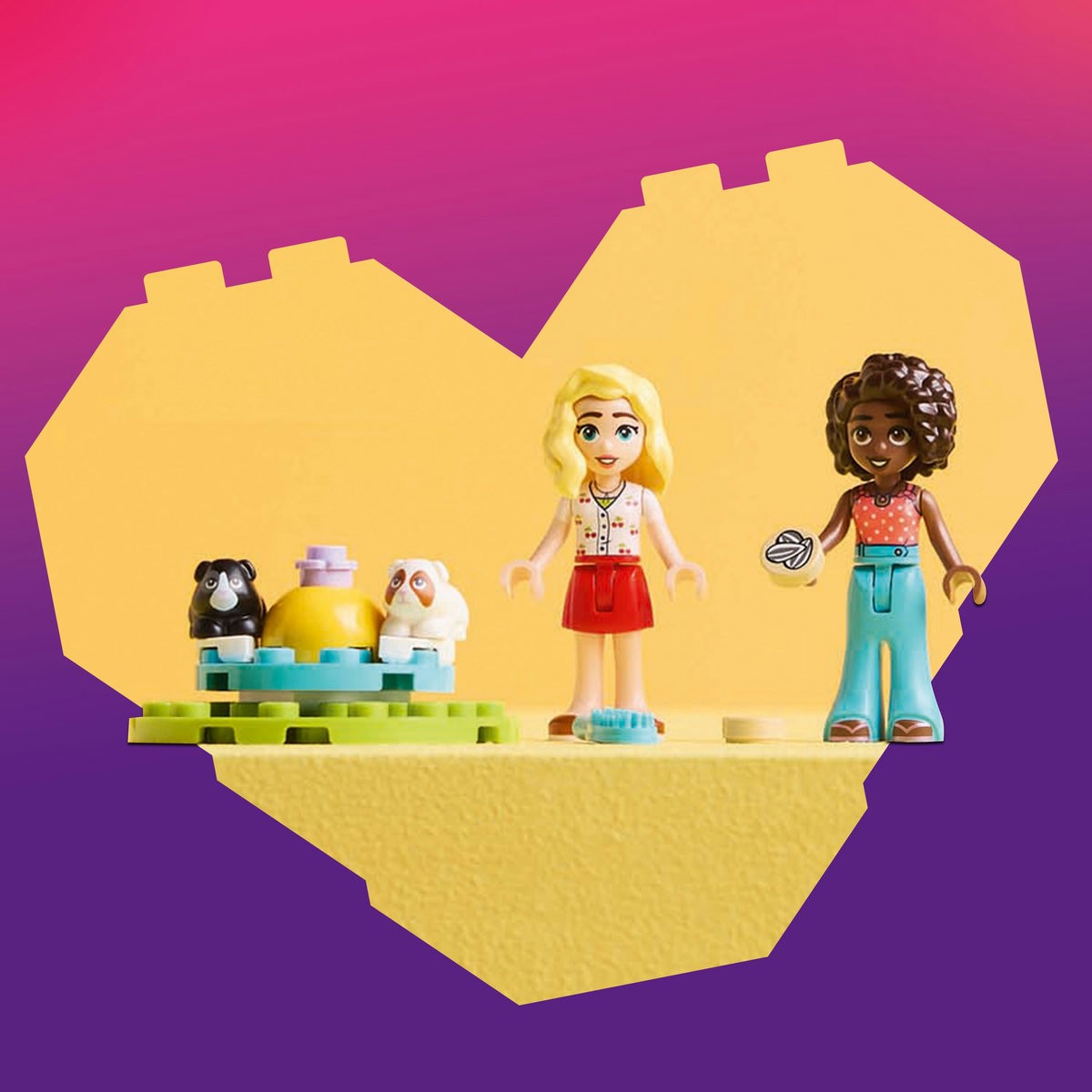 LEGO FRIENDS TEREN DE JOACA PENTRU PORCUSORI DE GUINEEA 42640