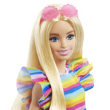 PAPUSA BARBIE FASHIONISTA BLONDA CU APARAT DENTAR