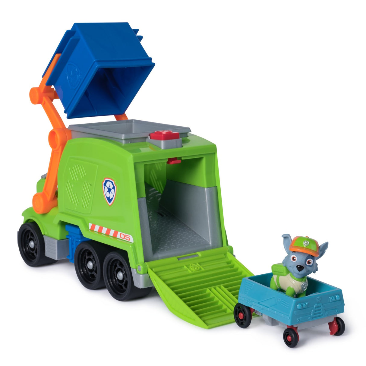 PATRULA CATELUSILOR ROCKY SI CAMIONUL DE RECICLARE CRUSH N ROLL