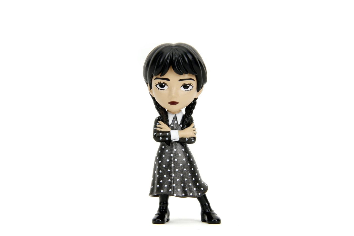 JADA WEDNESDAY SET 4 FIGURINE METALICE 6.5CM