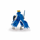 PAPO FIGURINA REGE CU BLAZON DRAGON albastru