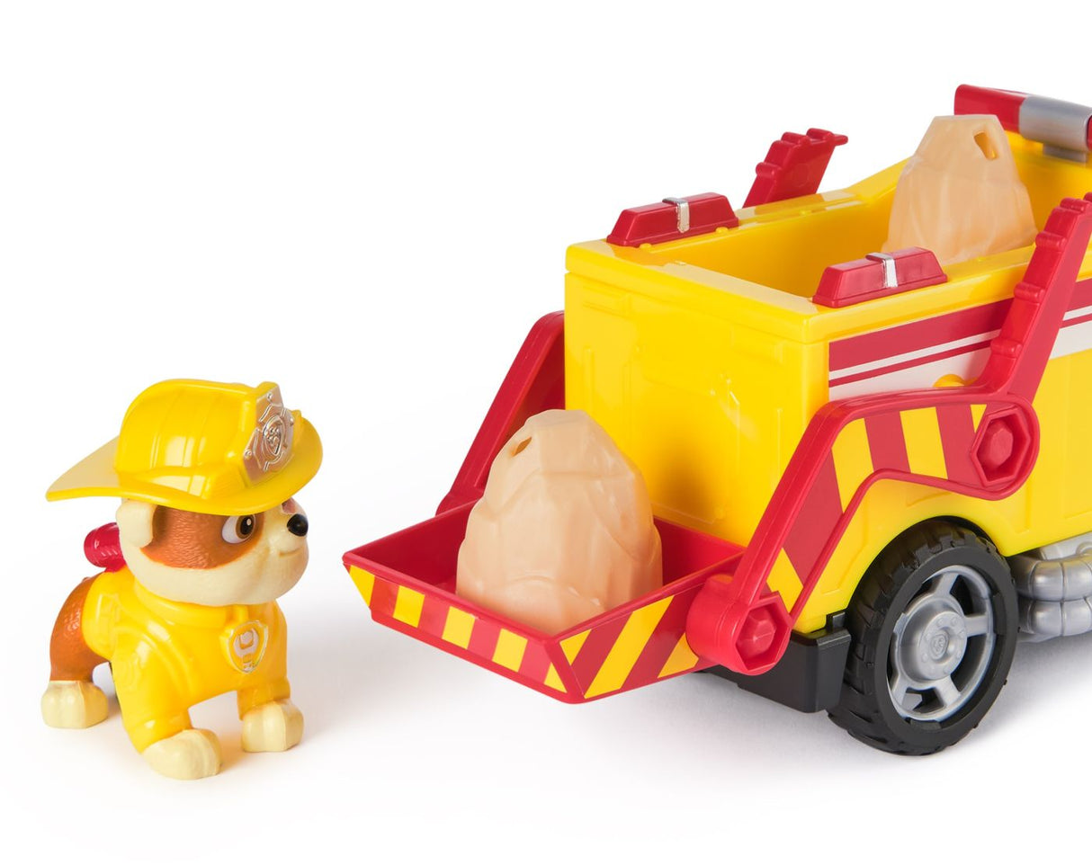 PATRULA CATELUSILOR VEHICUL DE SALVARE MASINA DE POMPIERI SI FIGURINA RUBBLE
