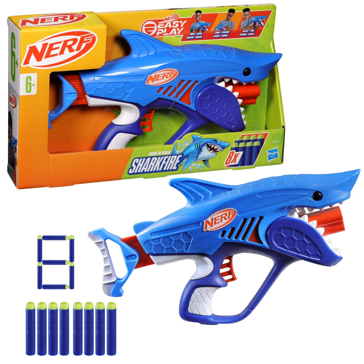 NERF BLASTER JR WILD SHARKFIRE