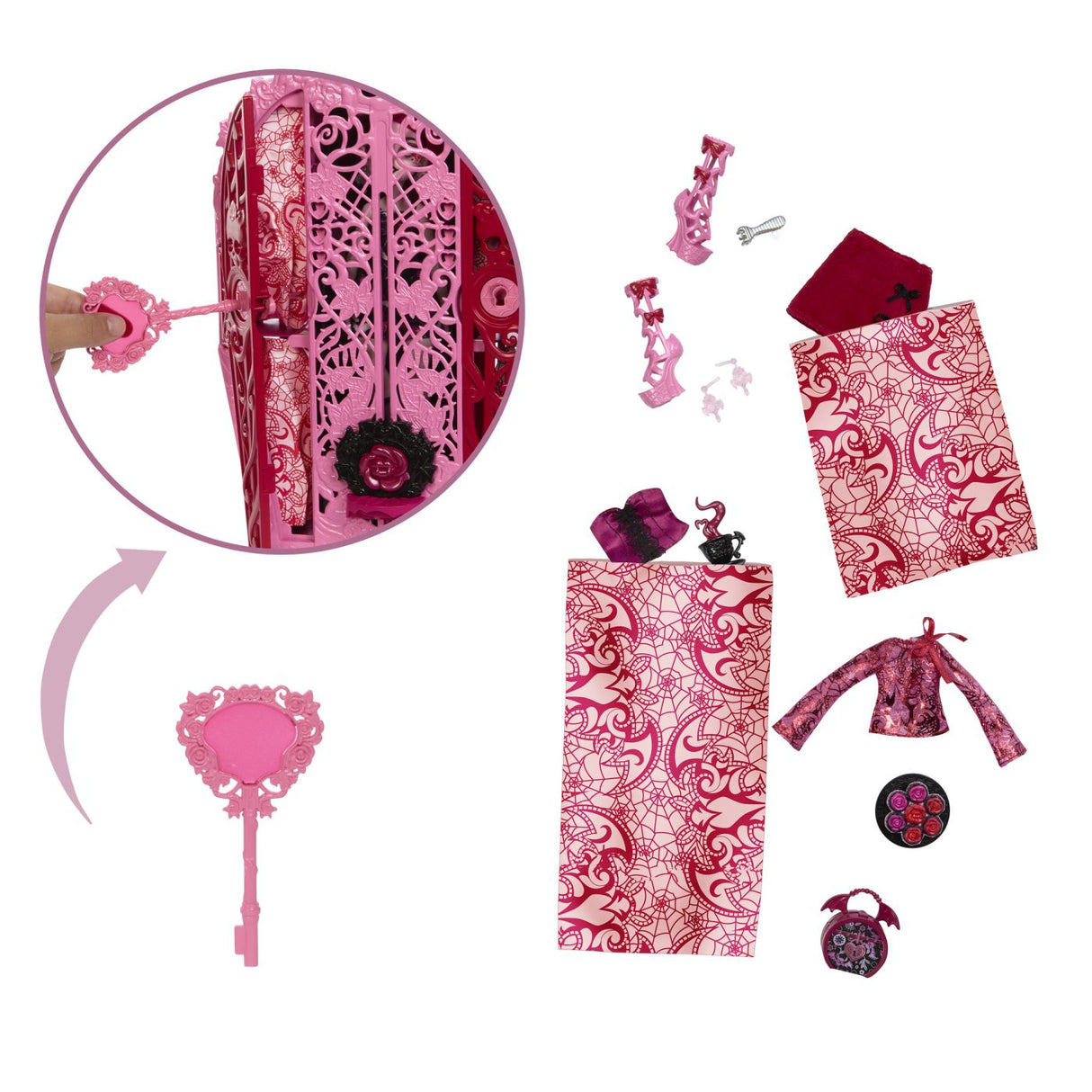 MONSTER HIGH GRADINA DE LA MIEZUL NOPTII PAPUSA DRACULAURA