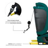 SCAUN AUTO KINDERKRAFT FIX2GO 76-150 CM, GREEN