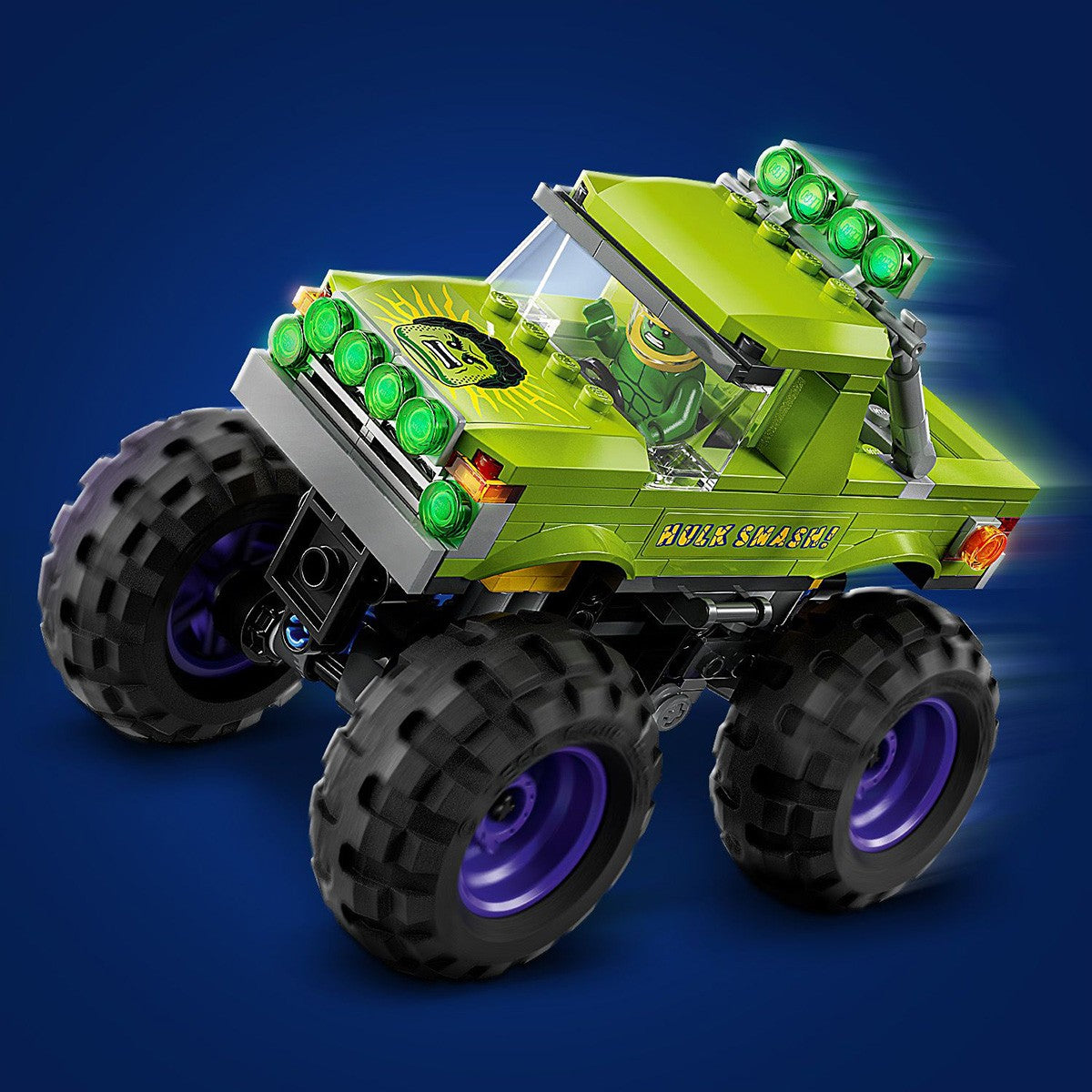 LEGO SUPER HEROES HULK IN VEHICUL DE TEREN CONTRA LUI THANOS 76312