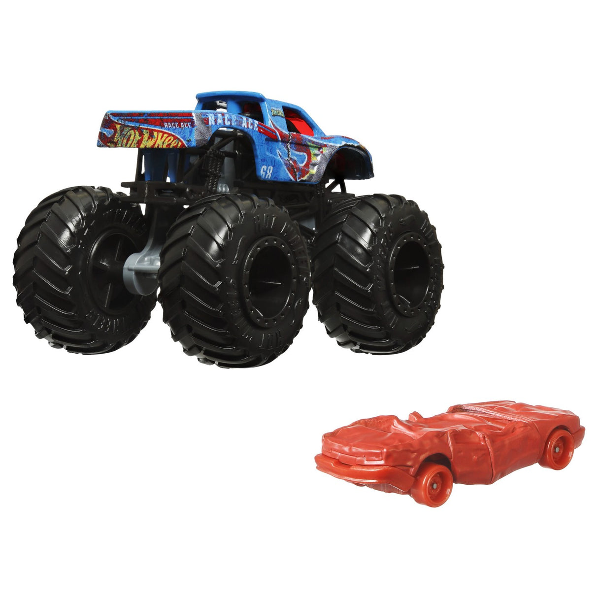 HOT WHEELS MONSTER TRUCK SI MASINUTA METALICA RACE ACE