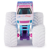 MONSTER JAM SET 2 MASINUTE METALICE SPARKLE SMASH SCARA 1:64