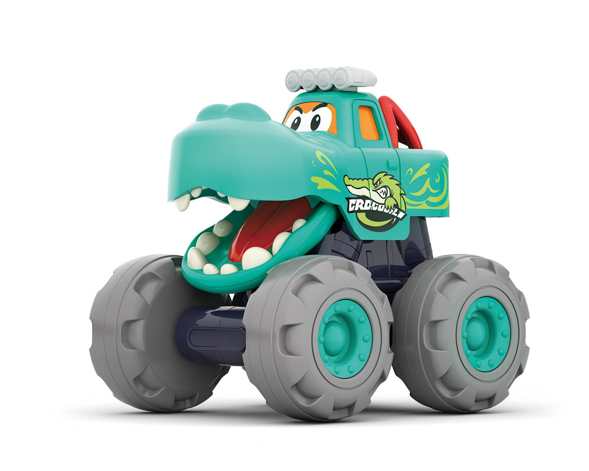 MASINUTA BEBE MONSTER TRUCK CROCODILUL