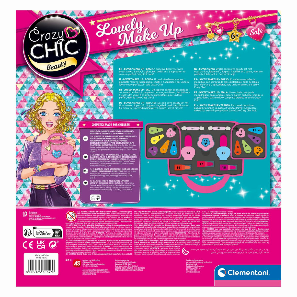 TRUSA DE MACHIAJ LOVELY MAKE UP CRAZY CHIC