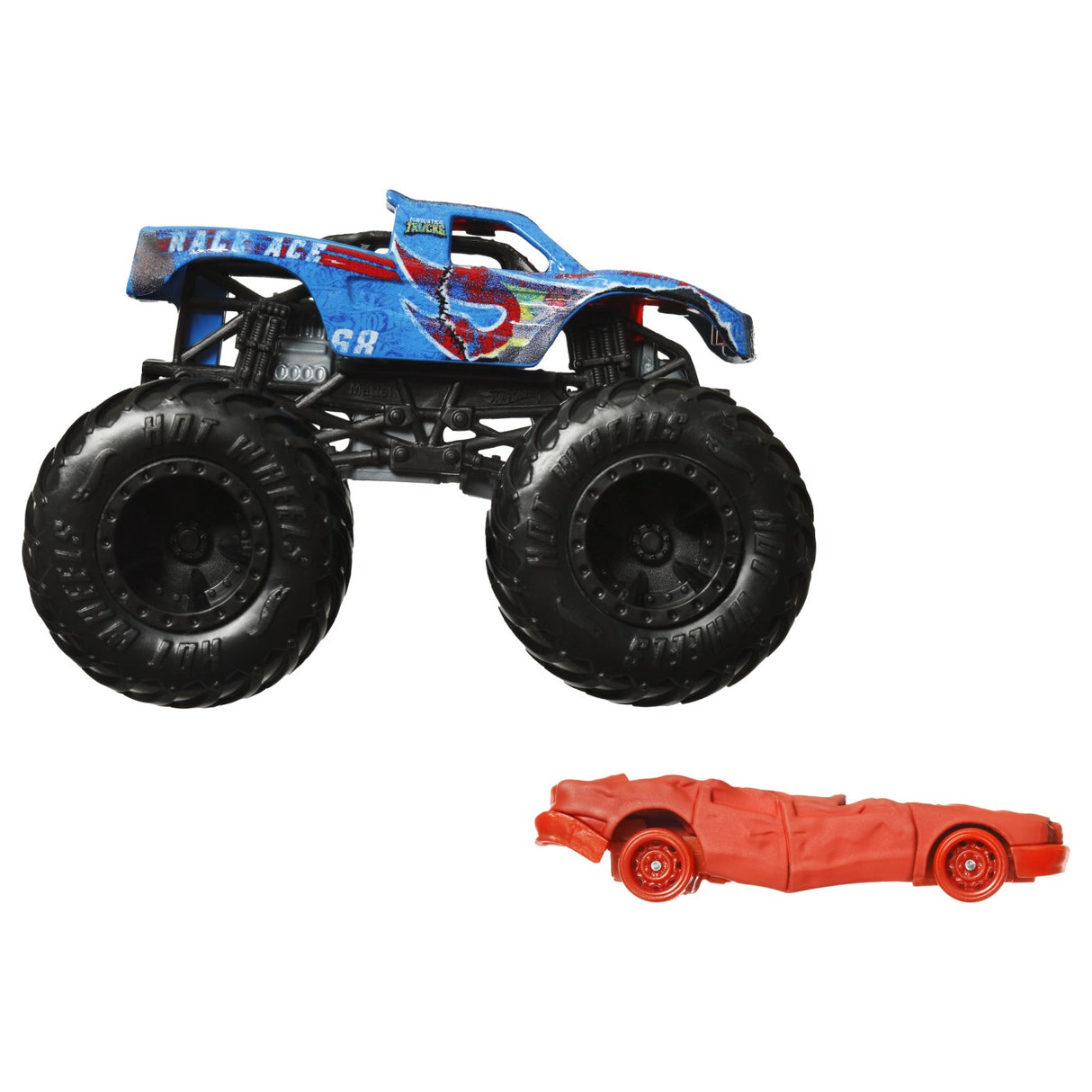 HOT WHEELS MONSTER TRUCK SI MASINUTA METALICA RACE ACE