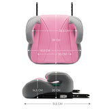 INALTATOR AUTO KINDERKRAFT BOOST, I-SIZE 135-150 CM, ROSE PINK