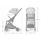 CARUCIOR SPORT KINDERKRAFT INDY3, URBAN GREY