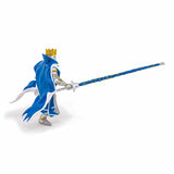 PAPO FIGURINA REGE CU BLAZON DRAGON albastru