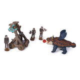 CUM SA ITI DRESEZI DRAGONUL INCERCAREA FLACARII SET DE JOACA CATAPULTA EXPLOZIE SI DRAGONUL GRONCKLE