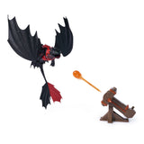 CUM SA ITI DRESEZI DRAGONUL INCERCAREA FLACARII SET DE JOACA BATALII ARZATOARE TUNUL APRINS DRAGONUL TOOTHLESS