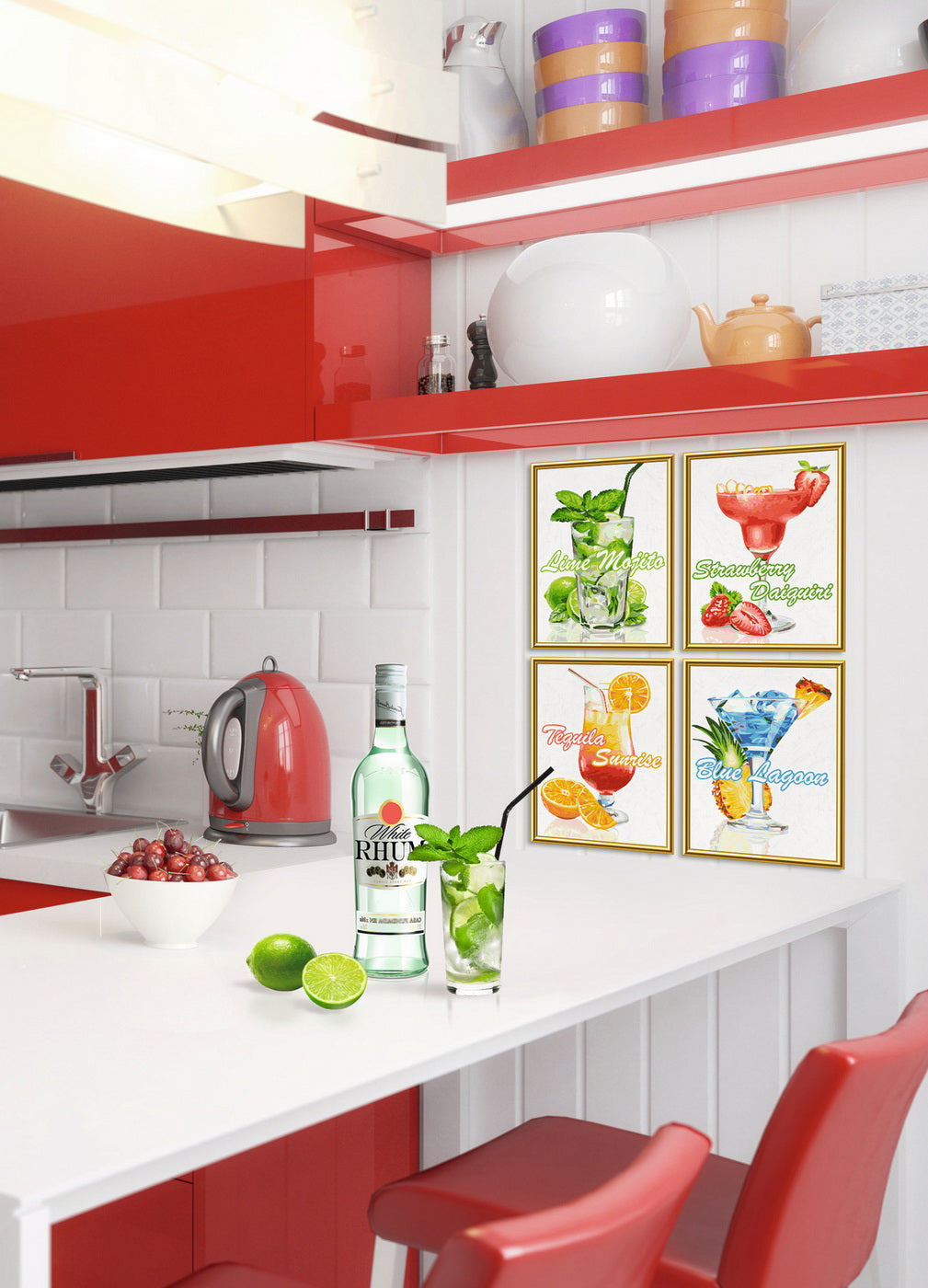 KIT PICTURA PE NUMERE SCHIPPER COCKTAIL-URI