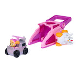 PATRULA CATELUSILOR SET FIGURINA SKYE SI VEHICUL CU LANSATOR